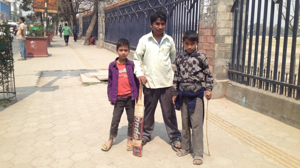 
Nepal's cricket fans had to follow the team's show in the qualifiers online since there was no live telecast of the matches [Roshan Sedhai/Al Jazeera]
