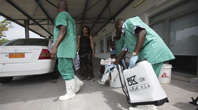 The latest Ebola outbreak claimed 33 lives in the DRC [Reuters]