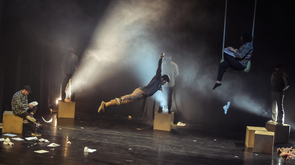 
As the refugee crisis unfolded, PCS, which was founded in 2006, taught circus skills to those fleeing war and persecution in Turkey, Jordan and Germany and listened to their stories [Aivin Hans/Al Jazeera]
