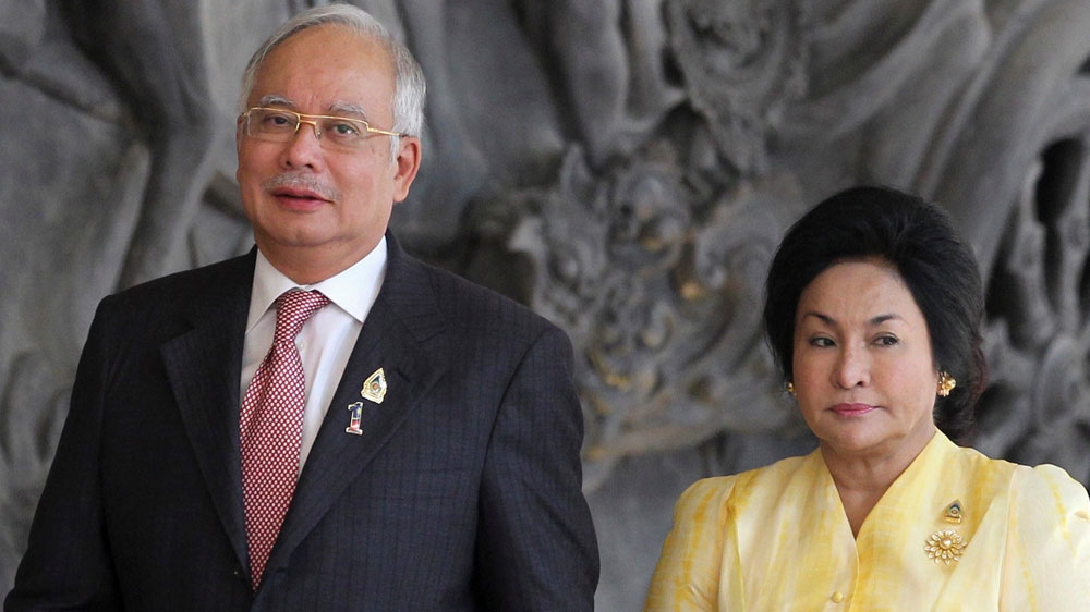 Najib and his wife Rosmah Mansor were hit with travel ban on Saturday [File:Reuters]