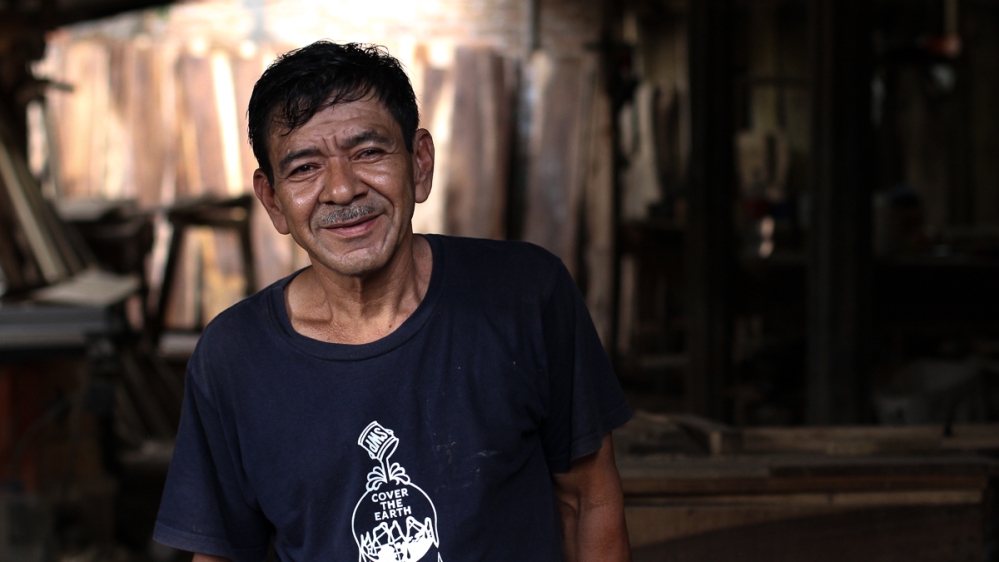 'I live only from this business, and up to now it's enough..' William says [Ali Rae/Al Jazeera]