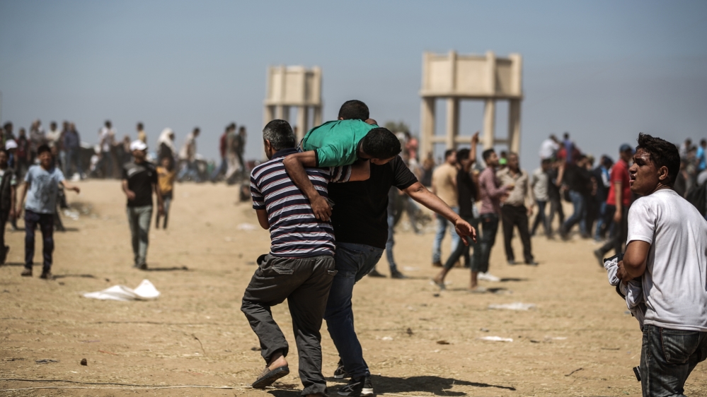 At least 55 Palestinians have been killed, and more than 2770 have been injured [AFP].