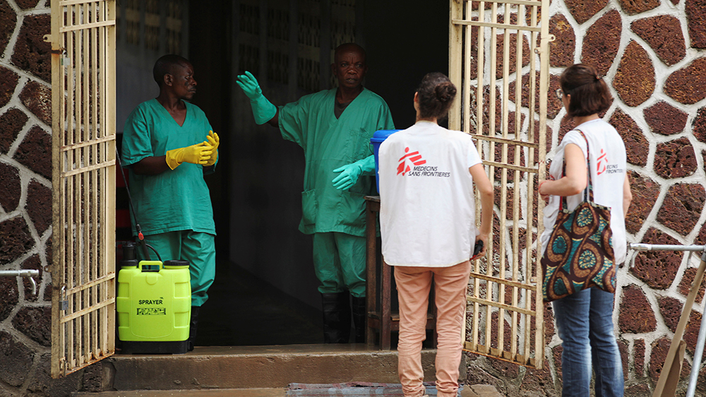 Ebola cases in DCR OUTSIDE IMAGE