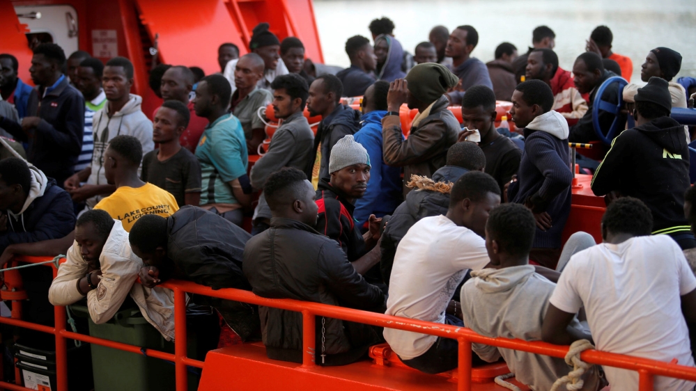 Refugee rescues Spain