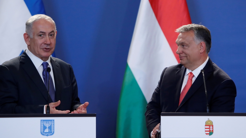 Orban netanyahu - Reuters