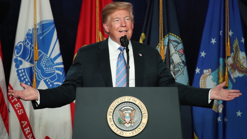 President Trump Delivers Remarks At Salute To Service Dinner In West Virginia