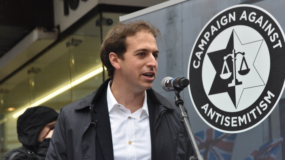 'We have seen numerous, well-evidenced cases of anti-Semitism within the Labour Party' [Courtesy: Campaign Against Antisemitism/Al Jazeera]