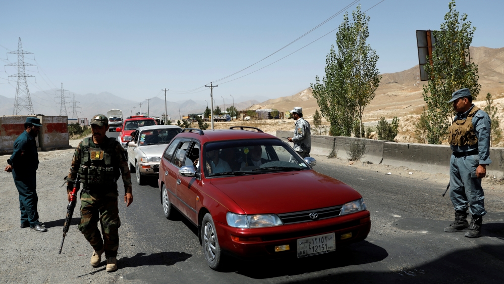 The defence ministry claimed reinforcements had arrived in Ghazni [Mohammad Ismail/Reuters]