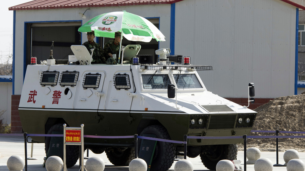 China has also been accused of carrying out political indoctrination on Muslim Uighurs [File: AP]