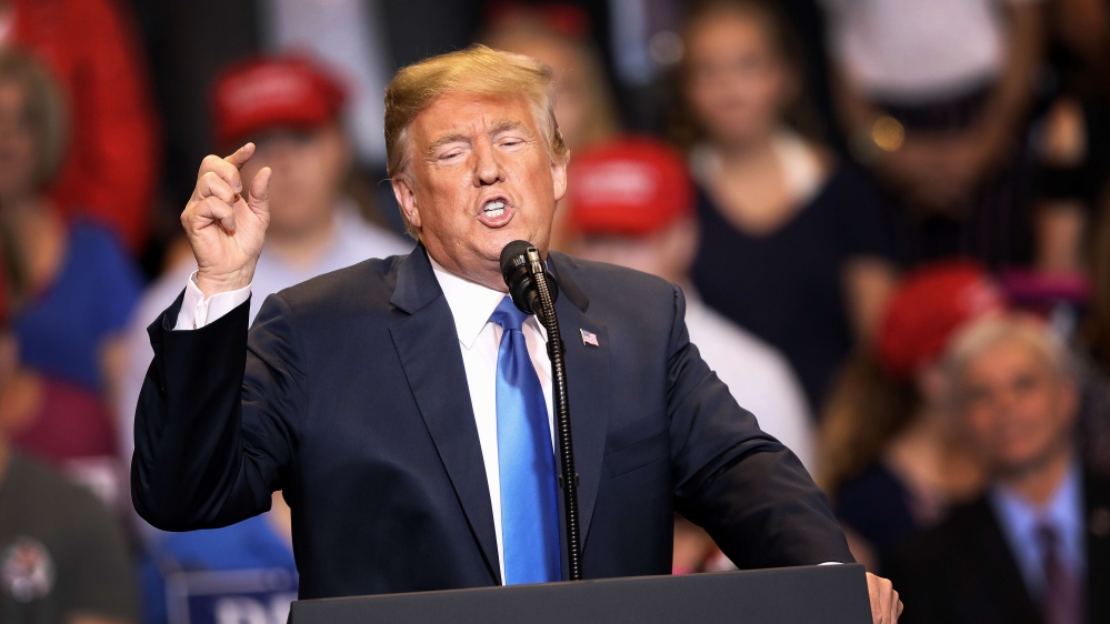 President Trump Holds Make America Great Again Rally In Pennsylvania