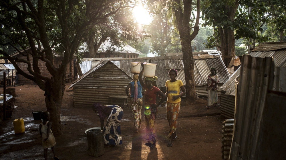 Around 1,600 displaced Muslims have been taking refuge at the Catholic mission since May of 2017, when the predominantly Christian Anti-balaka carried out a violent campaign targeting the local Muslim community [Will Baxter/Al Jazeera]