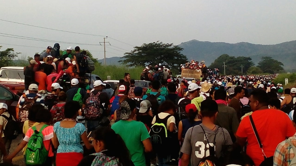 Mexico Honduras migrants