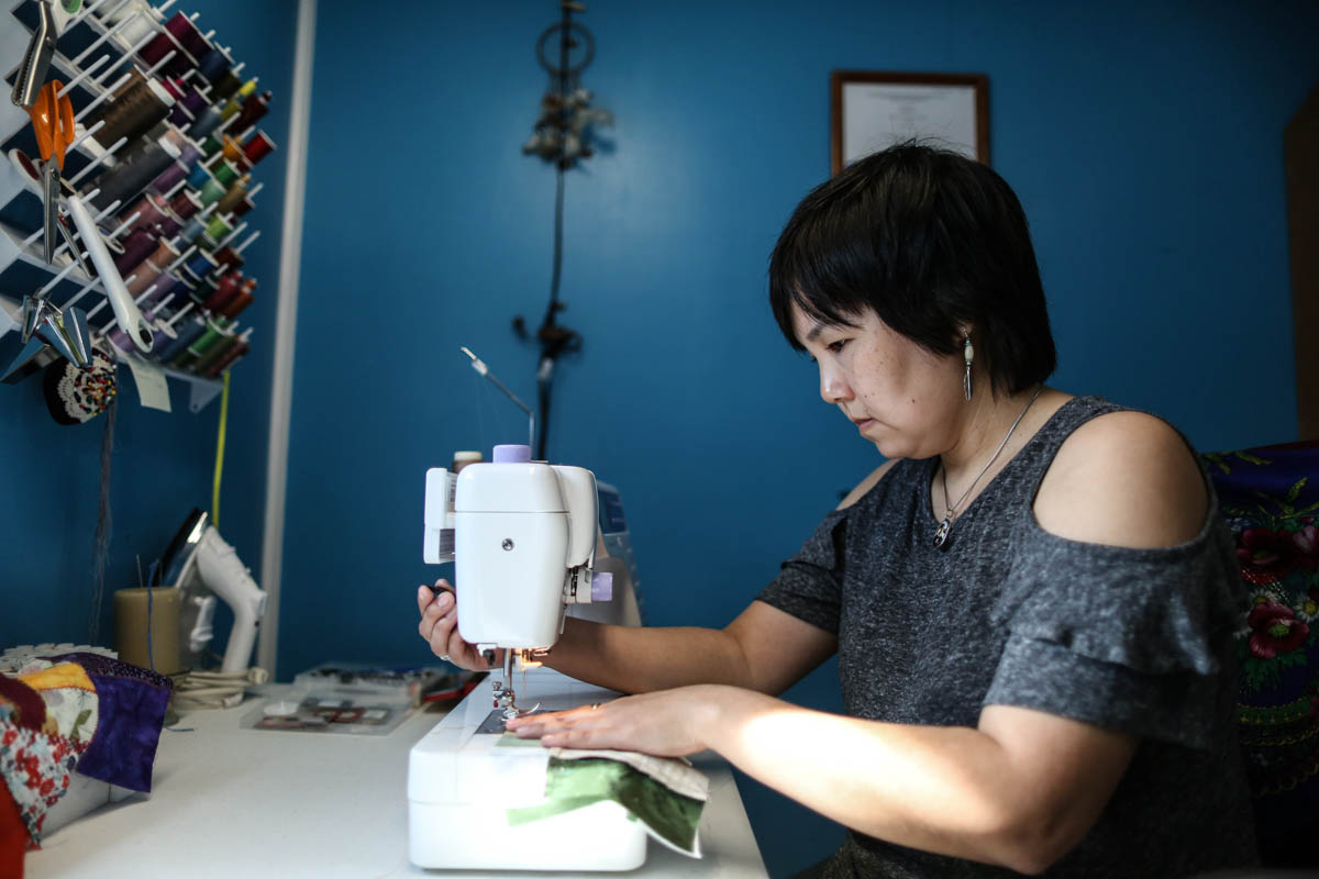 Kuspuk, the traditional dress of Alaska [Showkat Shafi/ Al Jazeera]