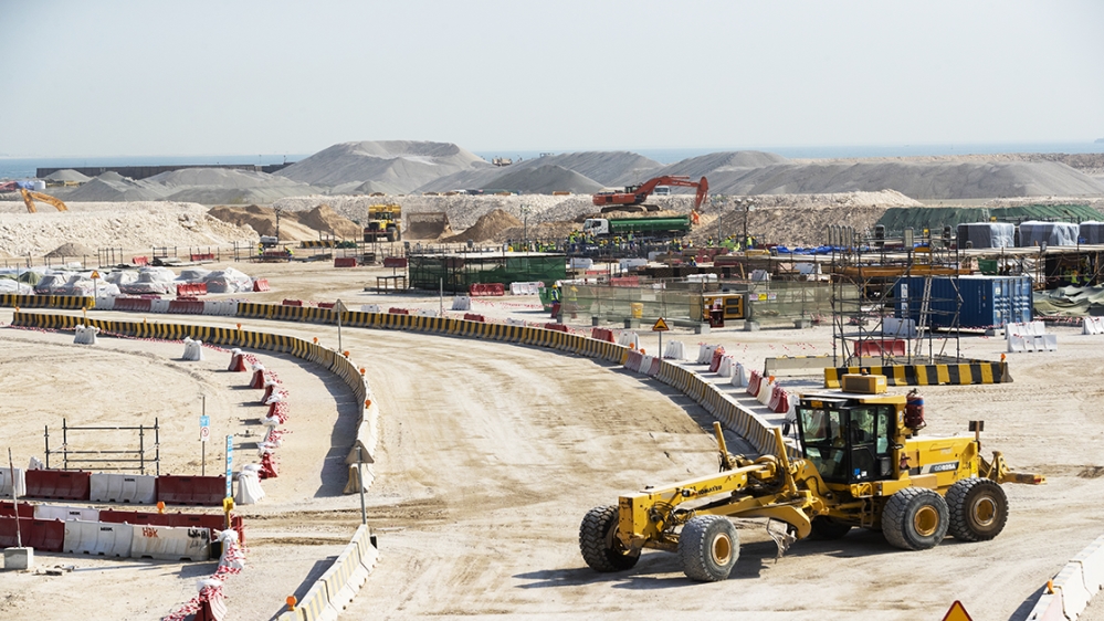 Excavation under way at the Ras Abu Aboud Stadium site [Photo courtesy of Supreme Committee for Delivery & Legacy] 
