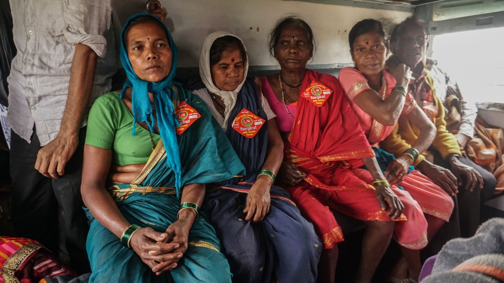 The protesters want two bills passed, one to deal with farmers' debts and the other to set minimum prices [Shone Satheesh/Al Jazeera]