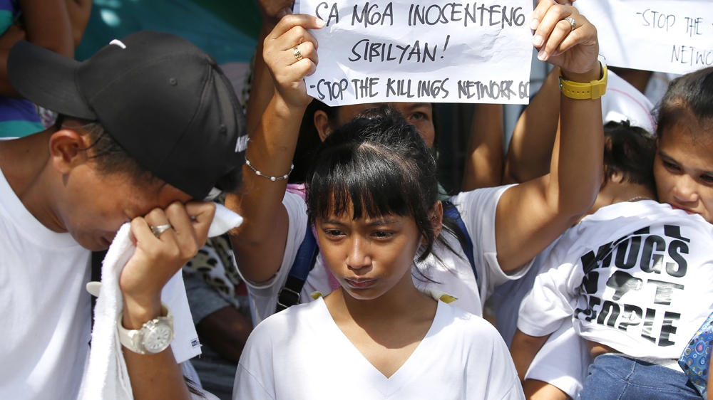 Critics said Duterte's drug war and harsh rhetoric are to blame for the violence and impunity under his administration [File: AP]