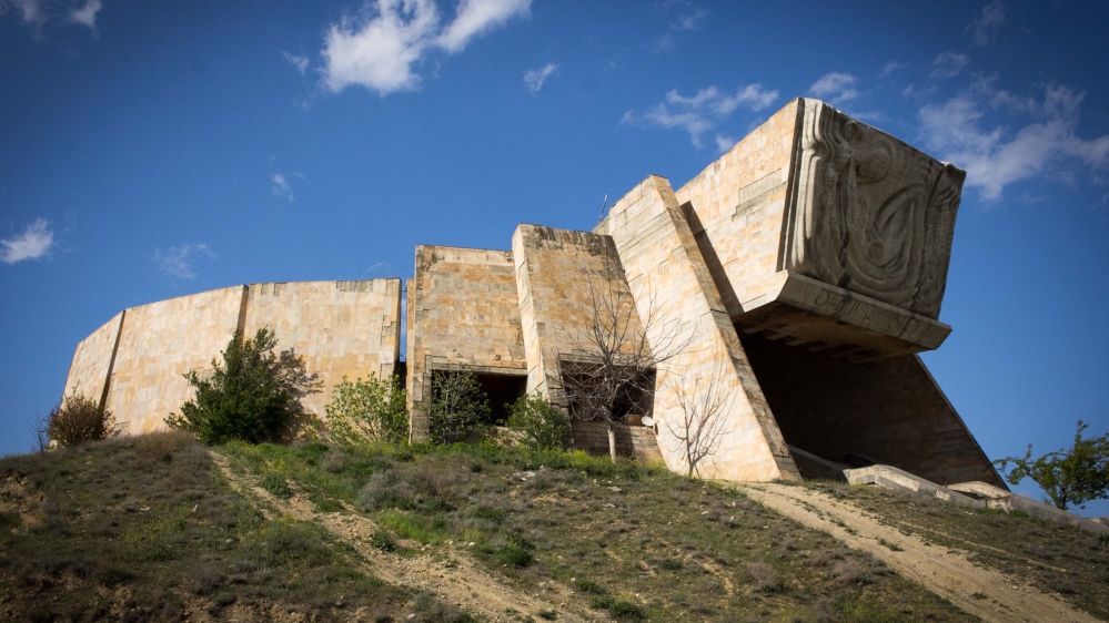 The abandoned Archeology Museum was built in Tbilisi in 1988 [Al Jazeera]