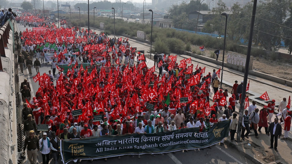 More than 300,000 Indian farmers have killed themselves in the last 20 years, mainly due to failed crops and debt [Anushree Fadnavis/Reuters]