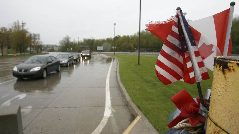 US Canada border