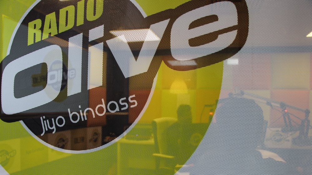 
Radio Olive is one of four new South Asian radio stations in Qatar [Ayilah Chaudhury/Al Jazeera]
