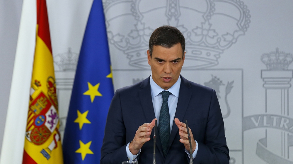 Spain''s Prime Minister Pedro Sanchez