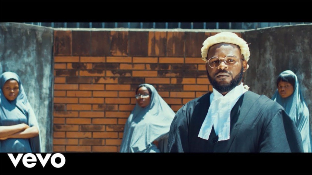 This year Falz released singles Talk and Moral Instruction on his fourth album [Photo via Twitter] 