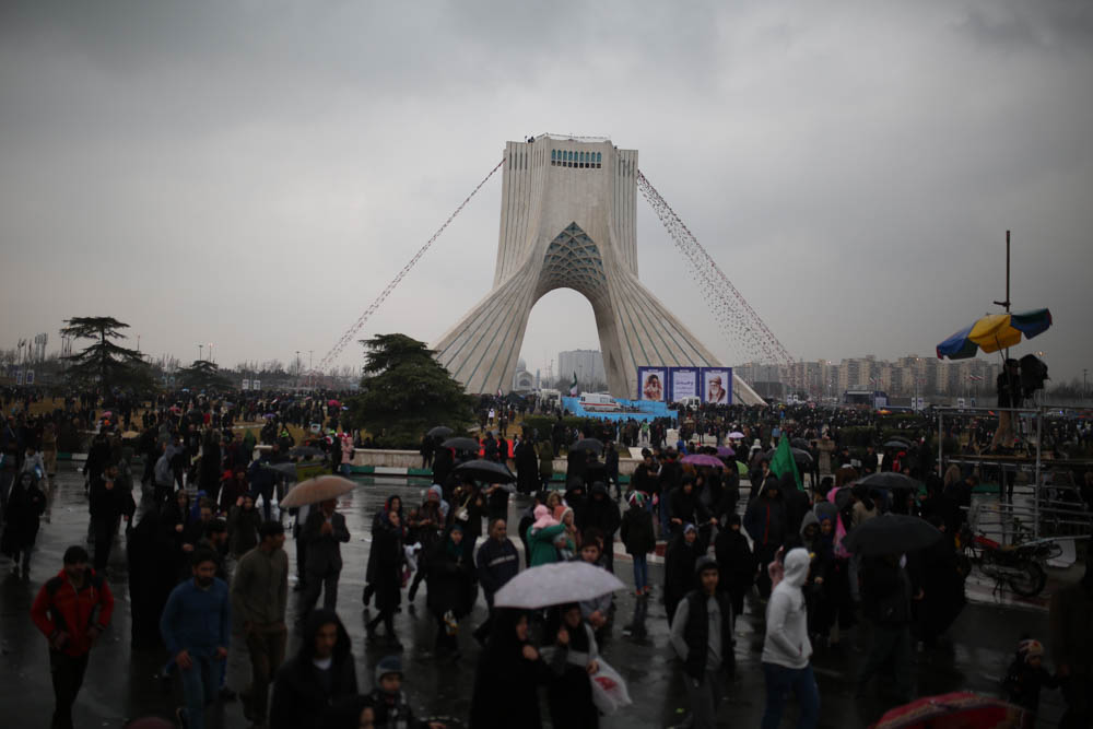 Iran Revolution at 40 [Mohammad Ali Najib/Al Jazeera]