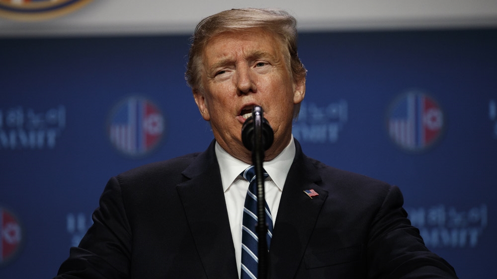 Trump says he wants to lift sanctions but North Korea has 'to do more' [Evan Vucci/AP Photo]