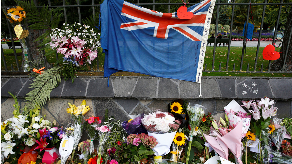 Mourners across New Zealand have paid tribute to the victims of the mosque shootings [Edgar Su/Reuters]