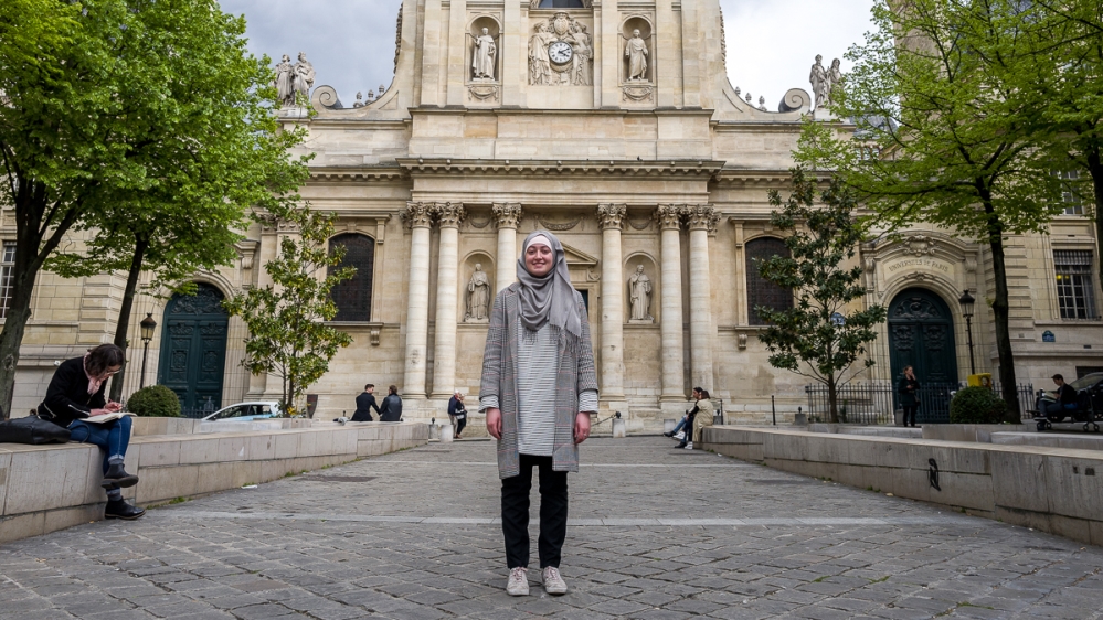Pougetoux was elected leader of the national student union last year at the Sorbonne branch in Paris [Omar Havana/Al Jazeera]