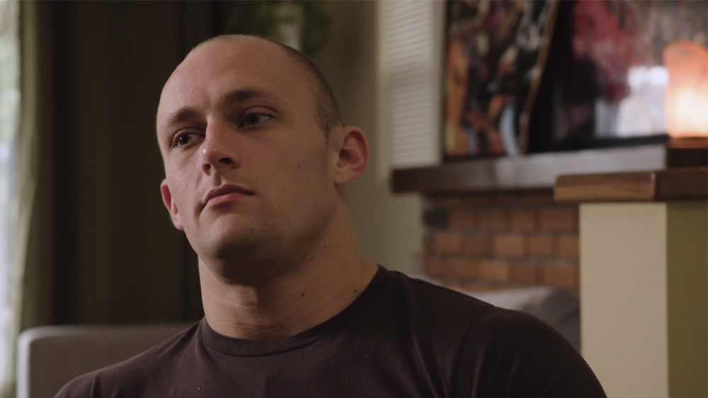 
'You need to give me a day off.' Ethan Ewers says he snapped after working 43 days straight in a sweltering warehouse unloading cargo containers for Walmart [Screengrab/Al Jazeera]
