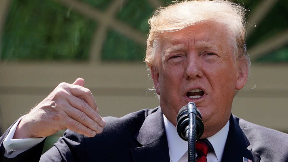 U.S. President Trump delivers speaks about immigration reform at the White House in Washington