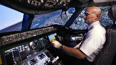 Flight simulator Boeing