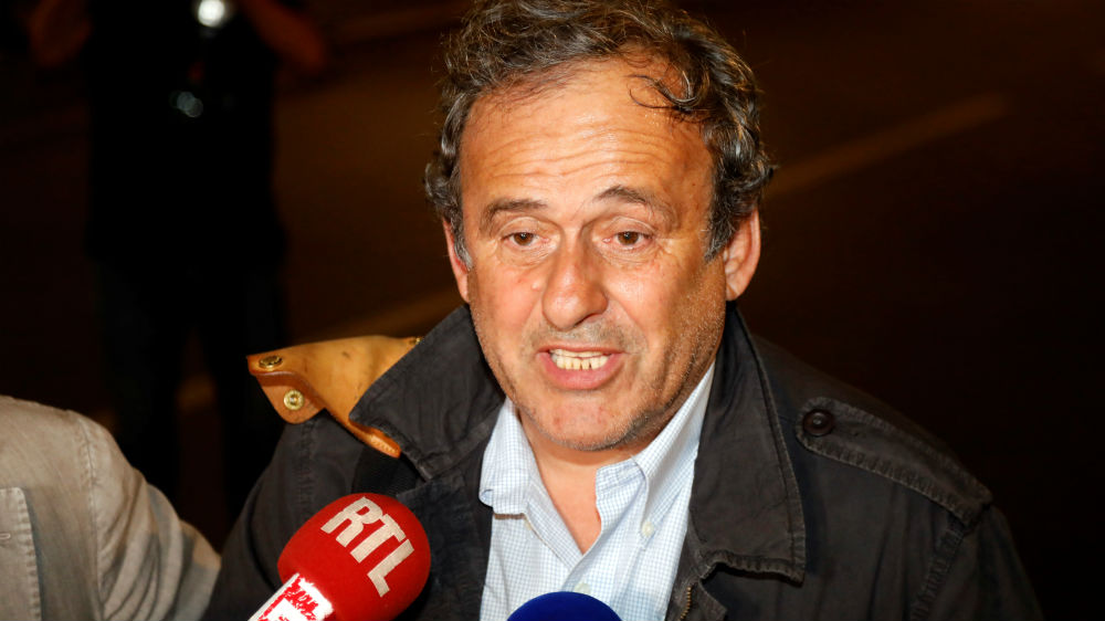 Platini released - reuters
