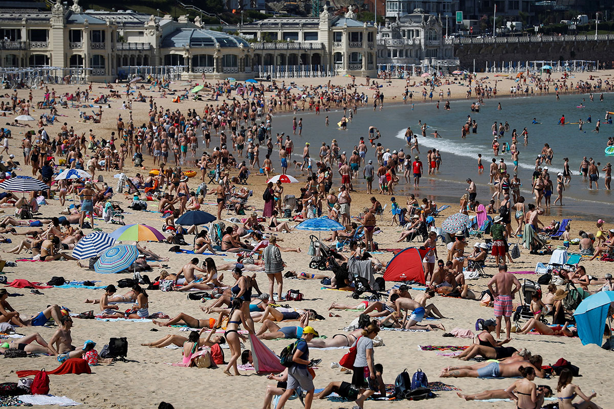 European heatwave in pictures