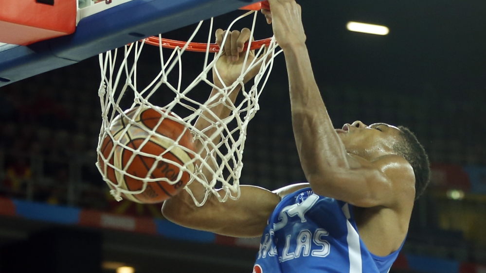 Greece's Giannis Antetokounmpo