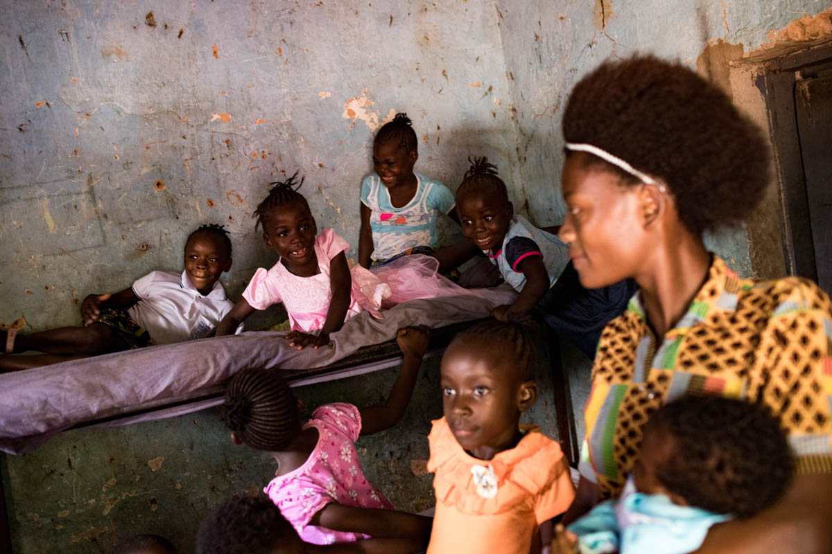 An orphanage in the city of Mbuji-Mayi. There is an increase in the number of orphans in the province linked to the abandonment of children by the family for beliefs related to witchcraft.