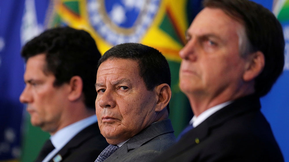 Brazil VP Mourao w/Bolsonaro May 2019