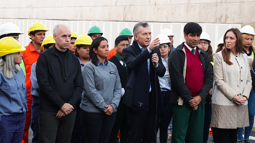 El presidente Mauricio Macri