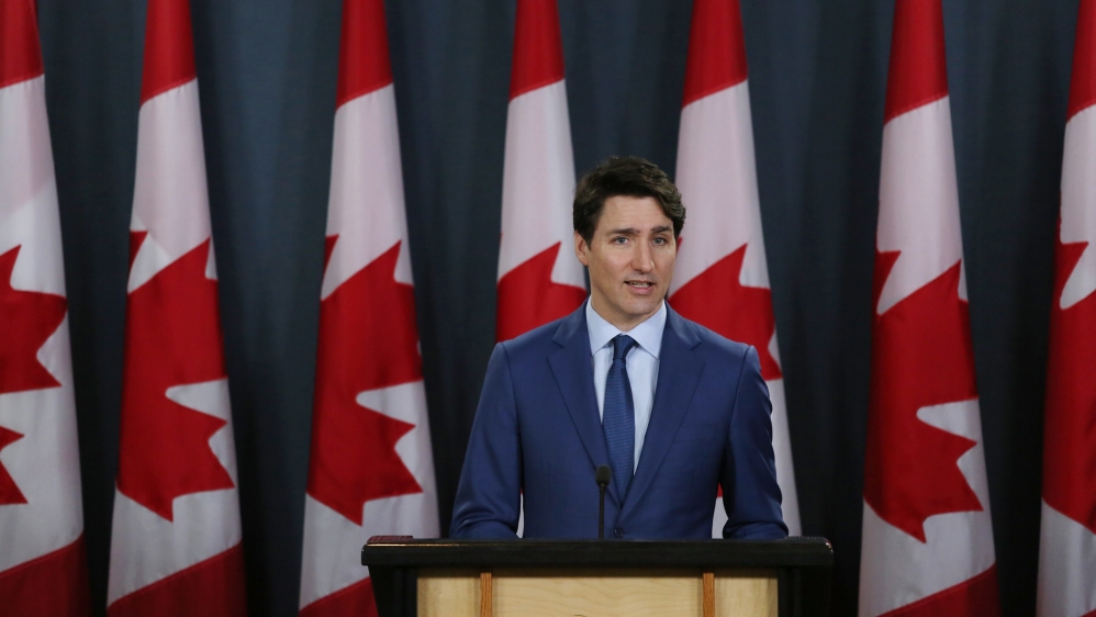 Canadian Prime Minister Justin Trudeau Holds Press Conference To Address Corruption Scandal