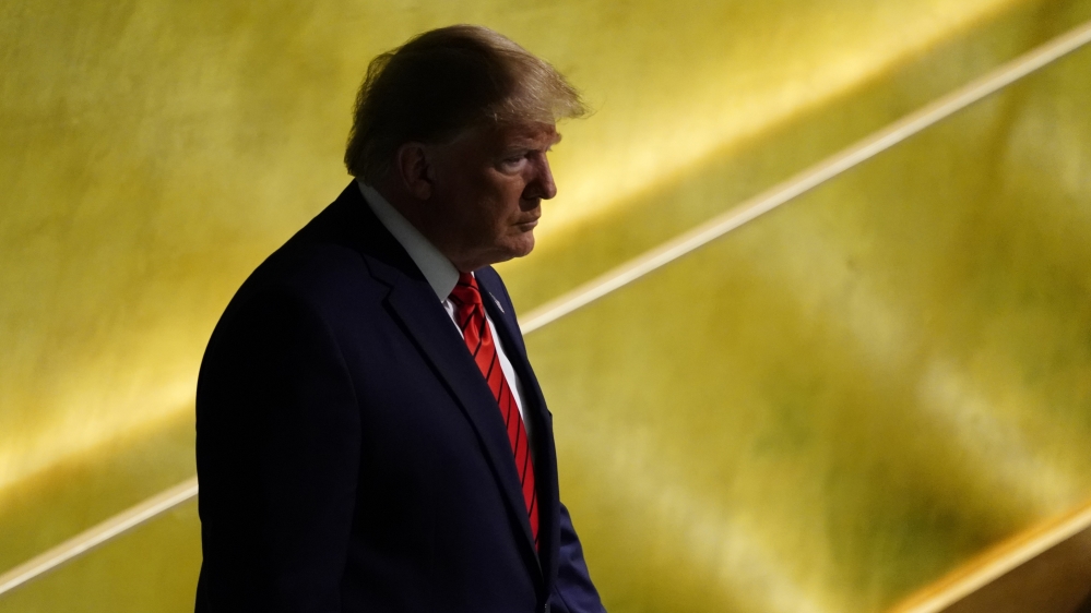 U.S. President Donald Trump arrives to address the 74th session of the United Nations General Assembly at U.N. headquarters in New York City, New York, U.S., September 24, 2019