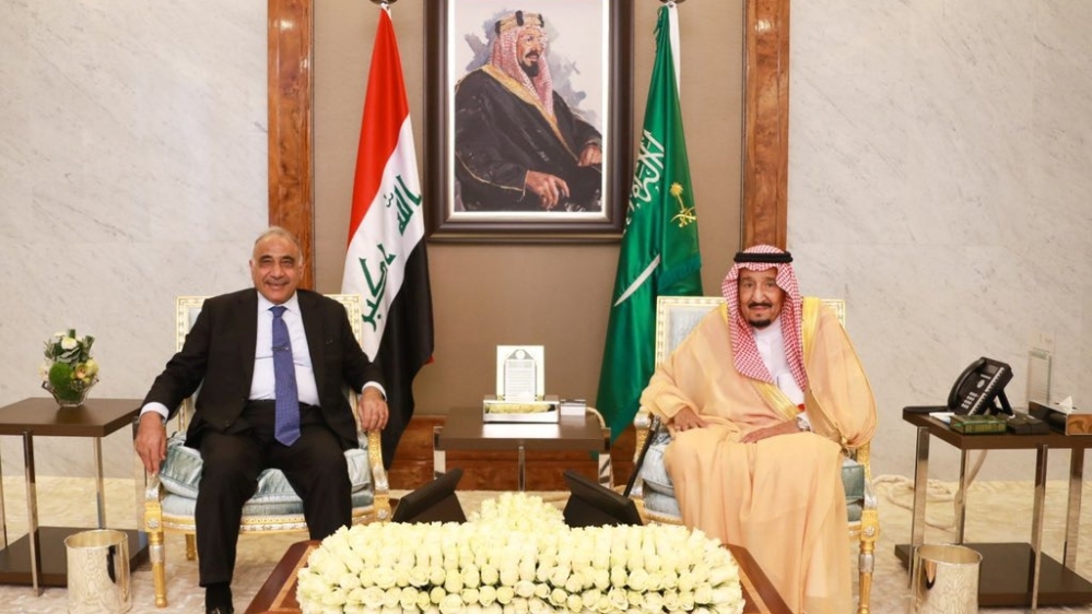 Iraqi Prime Minister Adel Abdul Mahdi meets with Saudi Arabia''s King Salman bin Abdulaziz in Jeddah