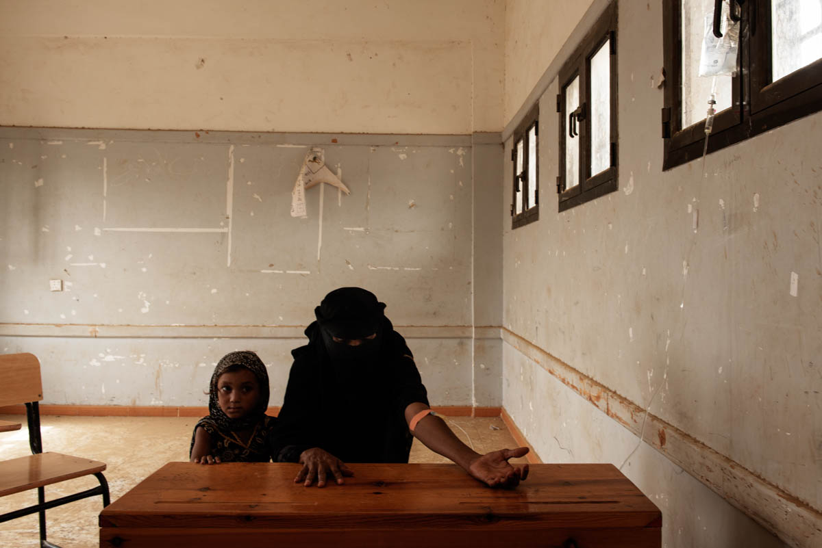 Province of Hajja, the areas most affected by malnutrition and cholera.