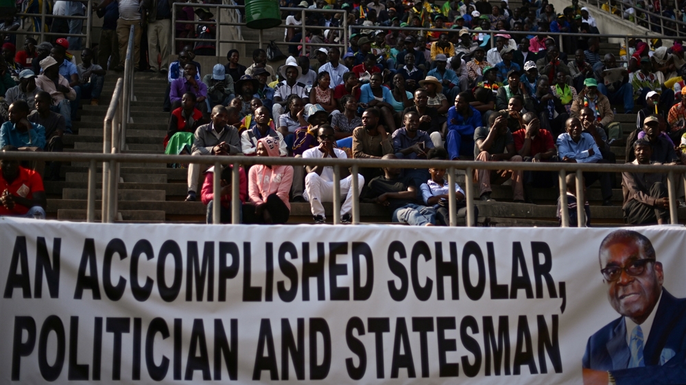 Mugabe farewell ceremony