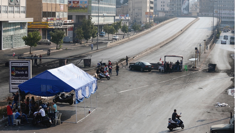 lebanon roads blocked