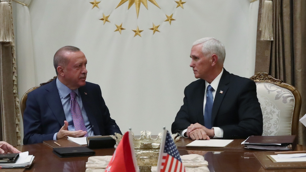 Erdogan - Pence meeting in Ankara