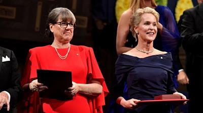 NobelPrizeDonnaStrickland&FrancesArnold