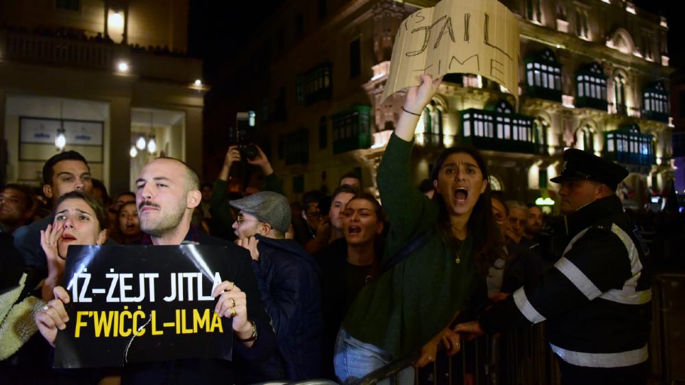 Malta protest - reuters