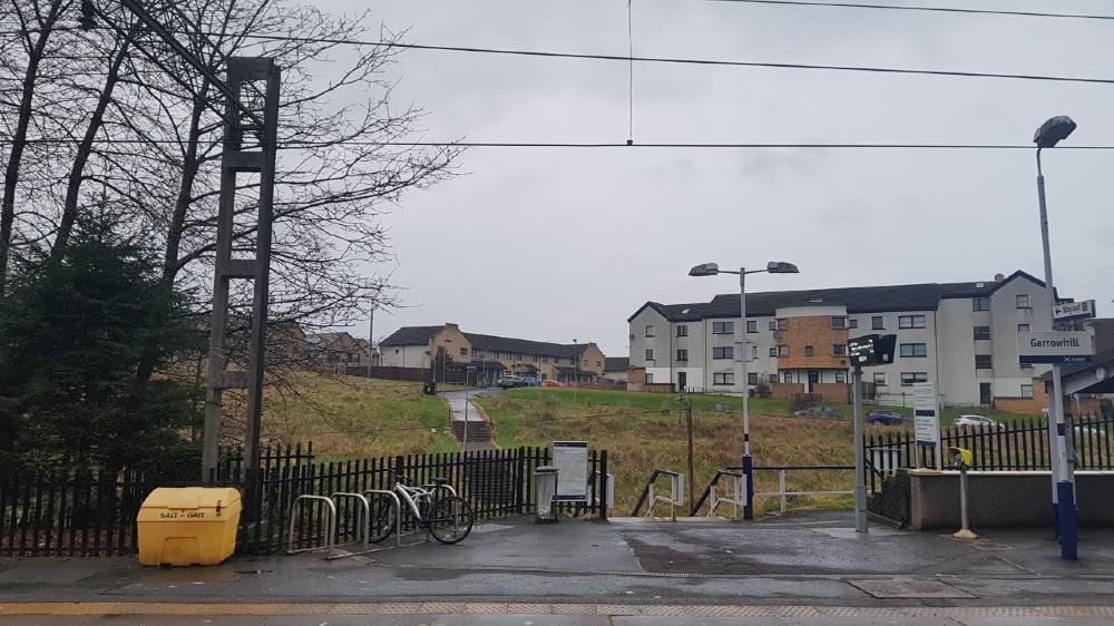 Garrowhill Station in Glasgow North East, November 2019 - Simon Jones