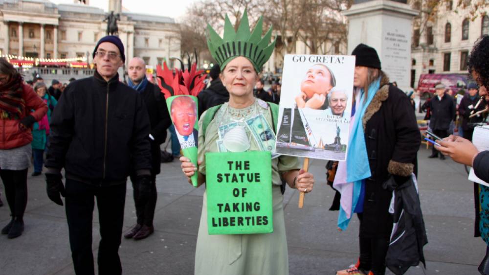 Anti-trump protest- London - Madeline Roache